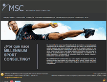 Tablet Screenshot of msc.millenniumclubfitness.com